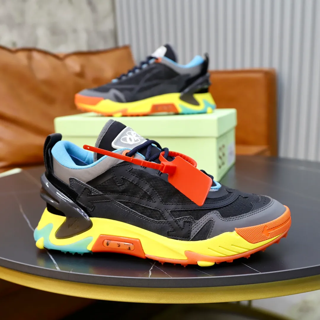 Men's shoes: 330💶[off-white]👫 Original one-to-one replica, high-end quality🥳The latest model has not been listed on the official website yet, the top version. Fabric: Imported open-edge beaded laminated leather Lining: Imported breathable mesh Outsole: Original foam soft, light and wear-resistant Imported TPU combination sole Male 38-44 (customized at 45)